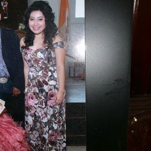 Long flower dress🌸🌸